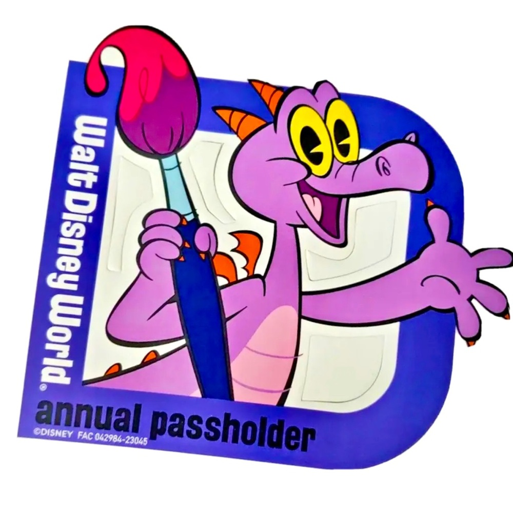 Figment Annual Passholder Magnet Disney Authentic from Park